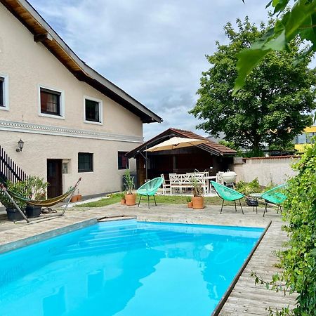 Baeckerhaus - Wohnung Mit Pool Und Garten Gmunden Eksteriør billede