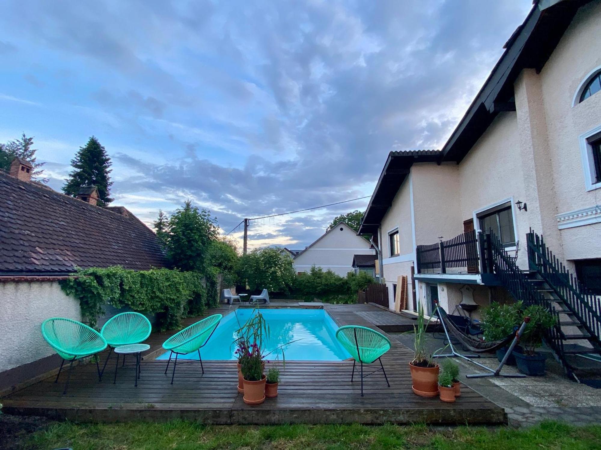 Baeckerhaus - Wohnung Mit Pool Und Garten Gmunden Eksteriør billede