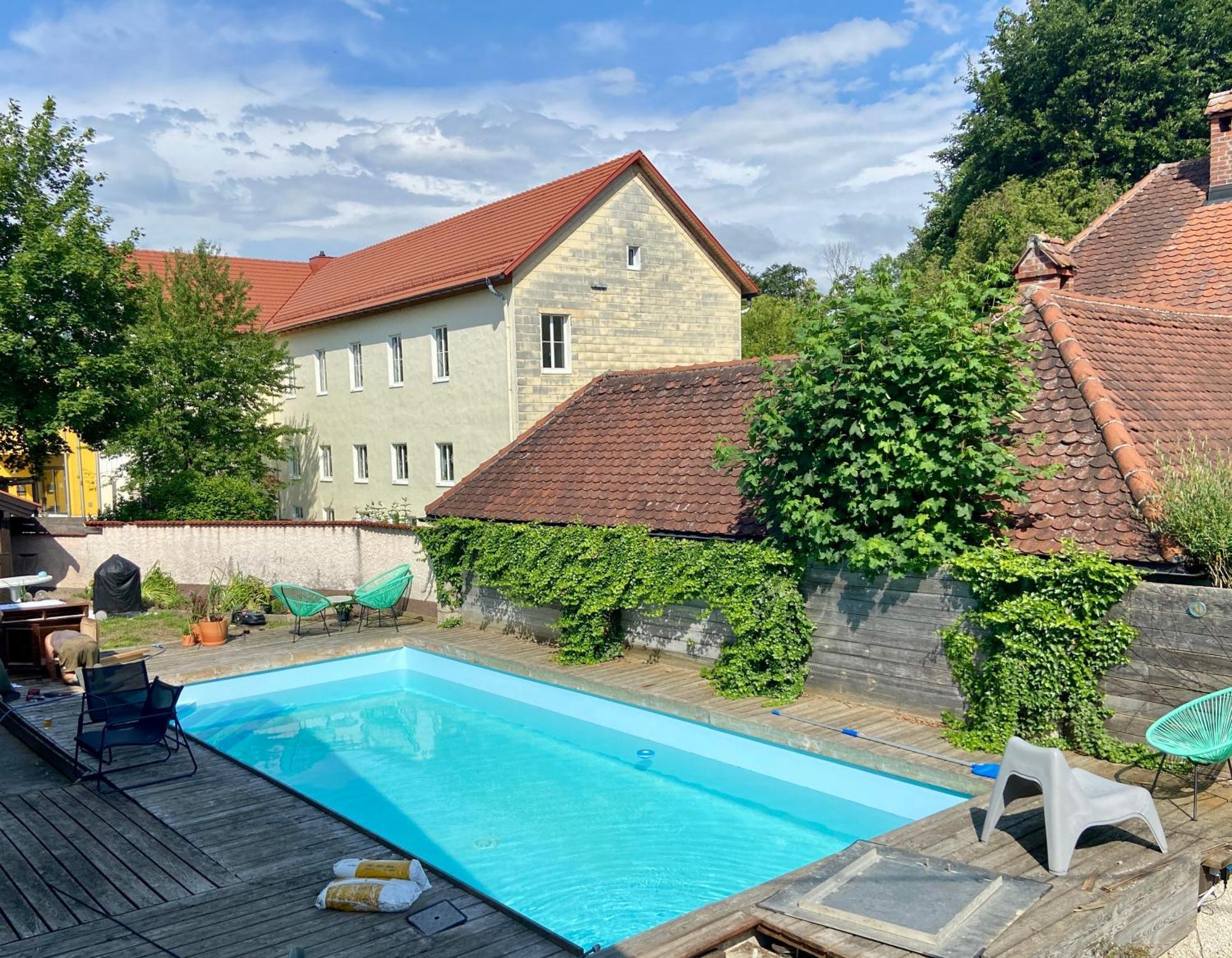 Baeckerhaus - Wohnung Mit Pool Und Garten Gmunden Eksteriør billede