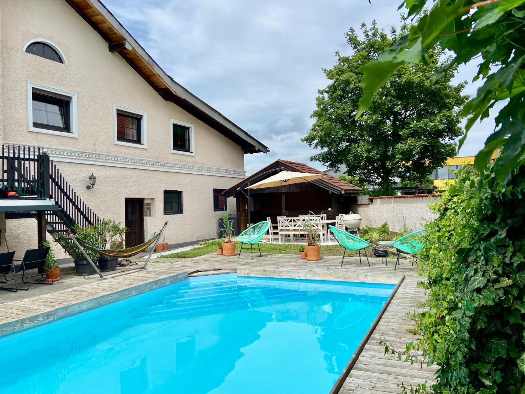 Baeckerhaus - Wohnung Mit Pool Und Garten Gmunden Eksteriør billede